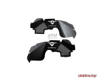 Combat Off Road Inner Fender Liners 2/4 Door Aluminum Powdercoat Jeep Wrangler 2007-2018 - 15-1066